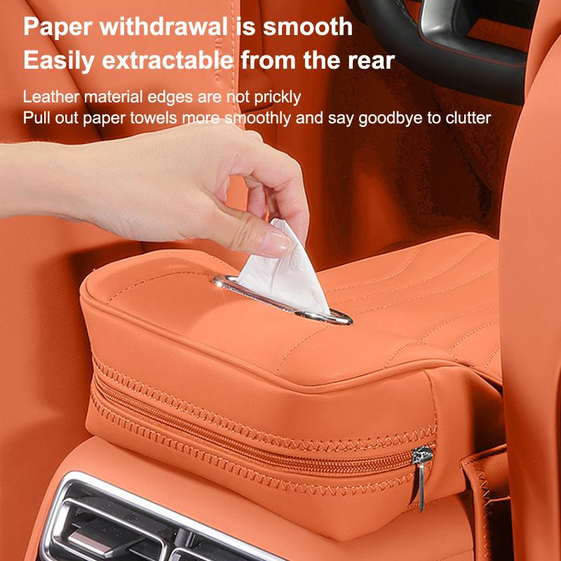 Car Center Console Armrest Cushion Thicken Arm Rest Box Pad Side Extension Cushion With Tissue Box