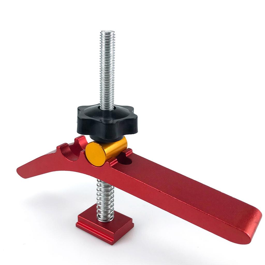 ABBN-2X Woodworking T-Track Hold Down Clamp Set Aluminum T-Slot Table Workbench Wood Fixture Clamping Platen B