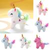 Adorable Rainbow Unicorn Plush Keychain Wholesale Pony Doll Pendant For Girls' Backpacks