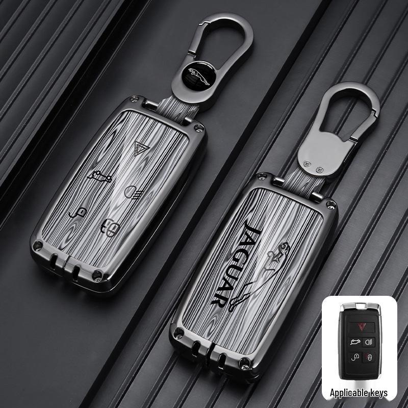 23 Jaguar XFL/XEL/F-Pace/XJL/F-Type/E-Pace Key Case with Metal Buckle for Men & Women