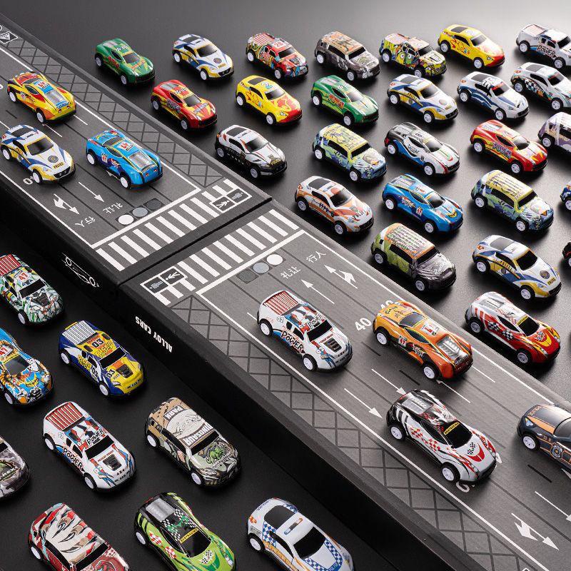 48Pcs Alloy Cars, Racing Car Models, Children'S Toy Cars, Tin Cars, Racing Car Models, Classic Car Models, Christmas G