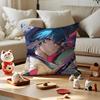 Game Wuthering Waves Cushion Cover Silky Short Plush with Invisible Zipper Dustproof Sofa Pillow Cover for Home Decor