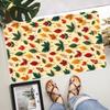 Thanksgiving Print Door Mat with Enchanting Turkey Pattern Suitable for Soft In Bedrooms Living Rooms Garden Entrances Decor