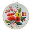 Diy Embroidery Kit Floral Patterns Embroidery Needlework Set Cross Stitch Kits For Beginners Craft