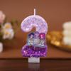 Birthday Celebration Cartoon Digital Birthday Candle Handmade Cake Decoration