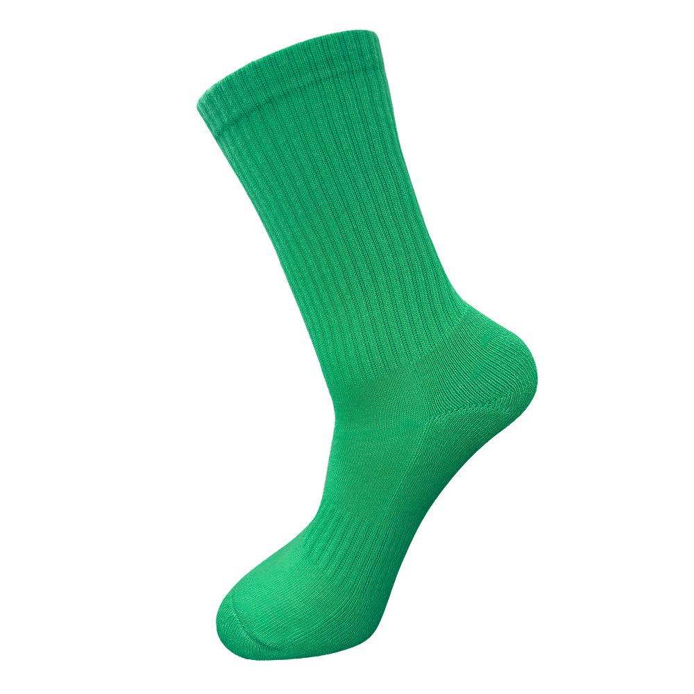 Unisex High Elastic Ribbed Slouch Socks - Warm, Thick Cotton Sports Socks