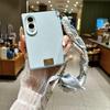 Fashion Pearl Silk Scarf Wrist Strap Leather Phone Case for Samsung Z Fold 8 Wide Shockproof Lens Protrusion Portable Slim Cover
