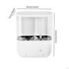 Automatic Soap Dispenser Touchless Hand Rechargeable Sturdy Wall Mounted 2 Chamber