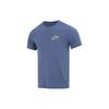 T Shirts Men's Blue Crew Neck Moderate Straight Fit FJ2372-491