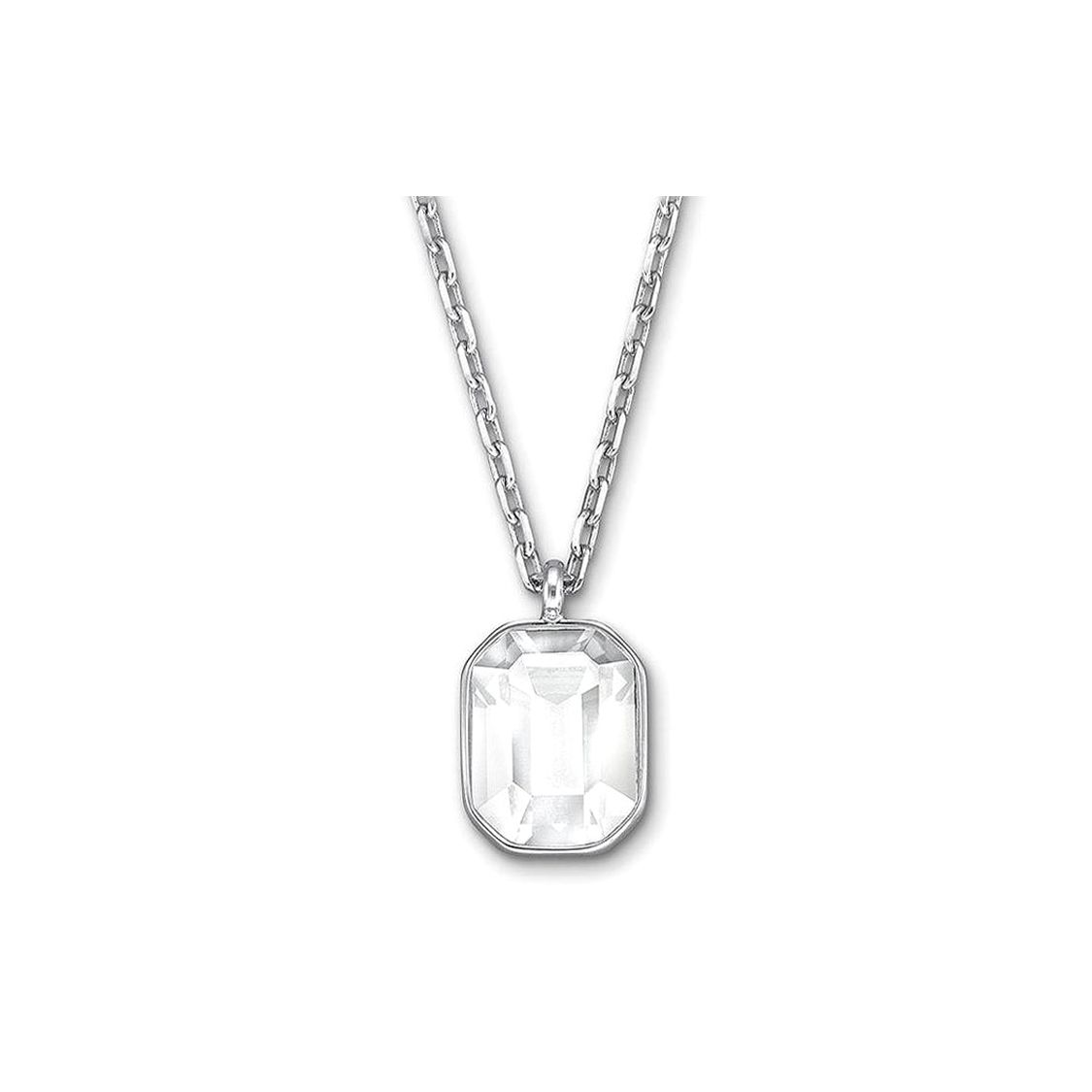 

Swarovski Viva Series Necklace Women necklaces Platinum 5036339 White Gold,F