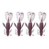 1/4Pcs 10.5g/10cm Soft Crayfish Lure Artificial Swimbait Reusable Bionic Simulation Lobster Fake Shrimp Bait Freshwater Saltwater Trout Bass Fishing