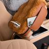 Plush Universal Car Tissue Box Three-in-one Car Armrest Pad  Automotive Use