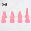 1 Set Pastry Nozzle Kit Food Grade Safe Pink DIY Baking Cake Decorating Syringe