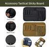 Modular Hook Loop Panel Bag Insert for Hunting - Inner Separation Holder Pouch Utility EDC Tool Organizer Board for Outdoor Equi