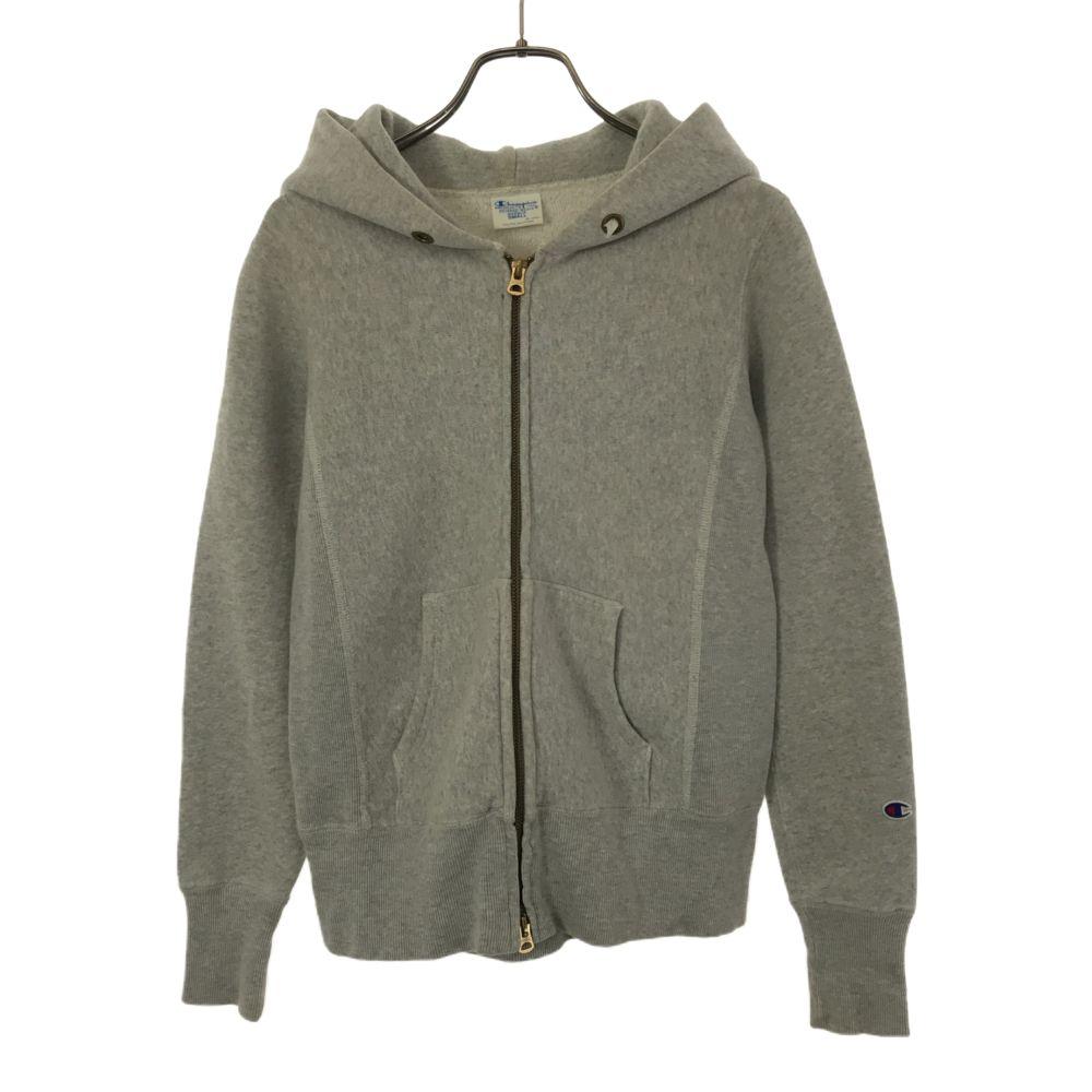 Champion Mono Blue Replica Long sleeve Reverse Weave Sweatshirt Zip hoodie Men's Used