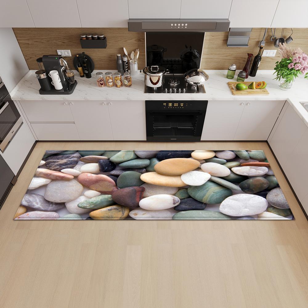 Kitchen Mat Entrance Door Mat Living Room Bedroom Long Carpet Corridor Non-slip Floor Children's Carpet