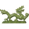Dragon Statues for Home Decor Chinese Feng Shui Natural Jade, Dragon Figurines and Sculptures and Collectibles Symbol of Prosperity, Luck &