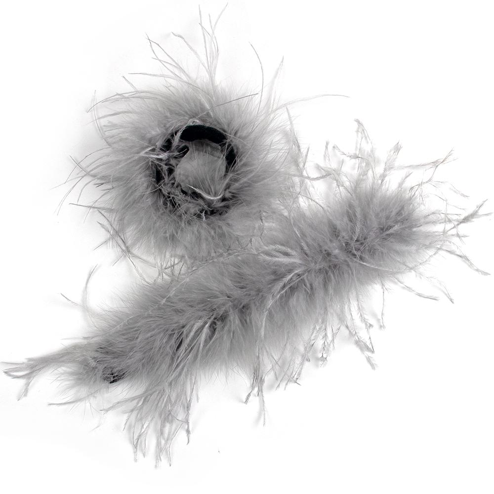 DIY 2 Stück wunderschöne Straußenfeder-Manschetten, flauschige Armbänder, farbige Federarmbänder, Haarschmuck, Fußkettchen, Ärmelmanschetten, Dekoration