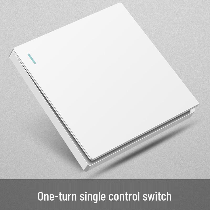 Yicheng 86-Type Concealed Double Single Control Switch Panel