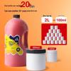 Acrylic Wall Paint - Waterproof, Fade-Resistant, Sun-Protected, White, 2L/1L Large Container for Art & DIY Projects