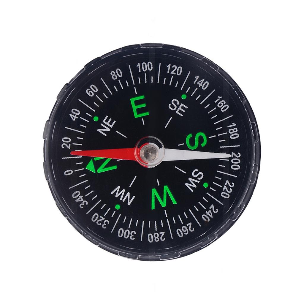 Mini Survival Compass For Outdoors Camping Professional Button Compass