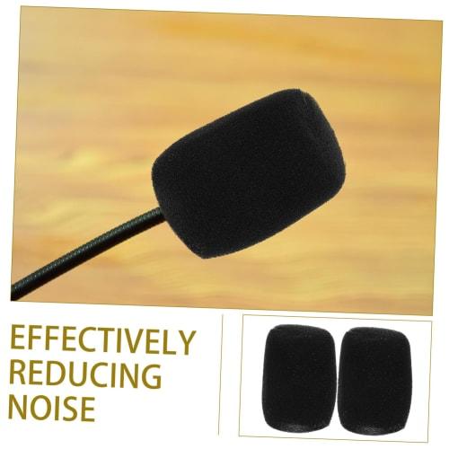 WESIEVYA 12-Pack Microphone Pop Filter Shield for SM57 Handheld Microphones with Black Foam Sponge Cover and U-Shaped Mesh Grille