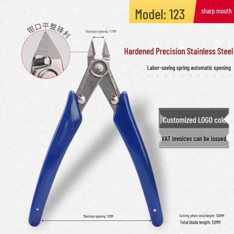 5-Zoll Antistatische Diagonale Nasen-Angusszangen Kunststoff Elektronikzangen
