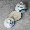 Hand Painted Lotus Gaiwan For Tea Pottery Tureen With Lid Teaware Kung Fu Tea Ceremony Set Coffee Cups Tea Bowls Fish Chawan