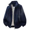 Men's Winter Thickened Leather Pilot Jacket - Di Yu Shen Long Plush Motorcycle Top