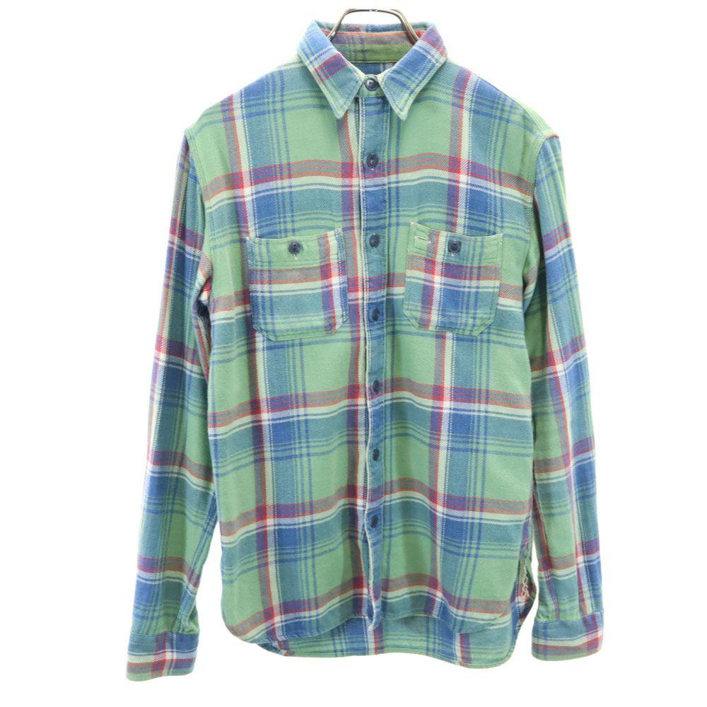 

RRL Long sleeve Check shirt XS Green system Men s Used