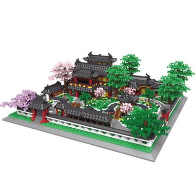 Frandy Nanoblock Landmark Large Building Oriental Garden SM9933, gemischte Farben, koreanisches beliebtes Spielzeug