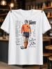 Cruyff Total Football Magazine Page Collage With Orange Kit Portrait Soccer Ball Notes And Vintage Unisex All Tshirt