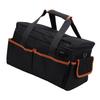 Tool Bag 17in Heavy Duty Hand Tote Storage Organizer Wear Proof Oxford Cloth 20 Pockets Adjustable Shoulder Strap for