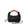 This year, the popular small bag women's 2025 spring new textured chain messenger bag premium pearl bucket dumpling bag