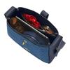 Coach Hadley 25 Classic Logo Denim And Leather Shoulder Bag Medium Women shoulder bag Indigo CDB98-IMTYV