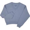 Anta Casual Long Sleeve Pullover Sweatshirt Simple Top Women Tops Butterfly-Wing-Blue 162537714-2