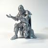 3D Printed Executive Knight Pen Holder - Armor Hero Desktop Decor Ornament