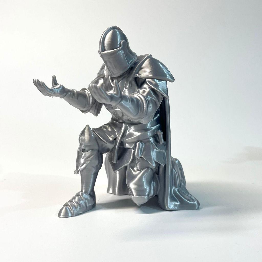 3D Printed Executive Knight Pen Holder - Armor Hero Desktop Decor Ornament