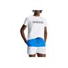 Calvin Klein Logo Print Casual Crew Neck T-Shirt Men Tops White KM00836-YCD