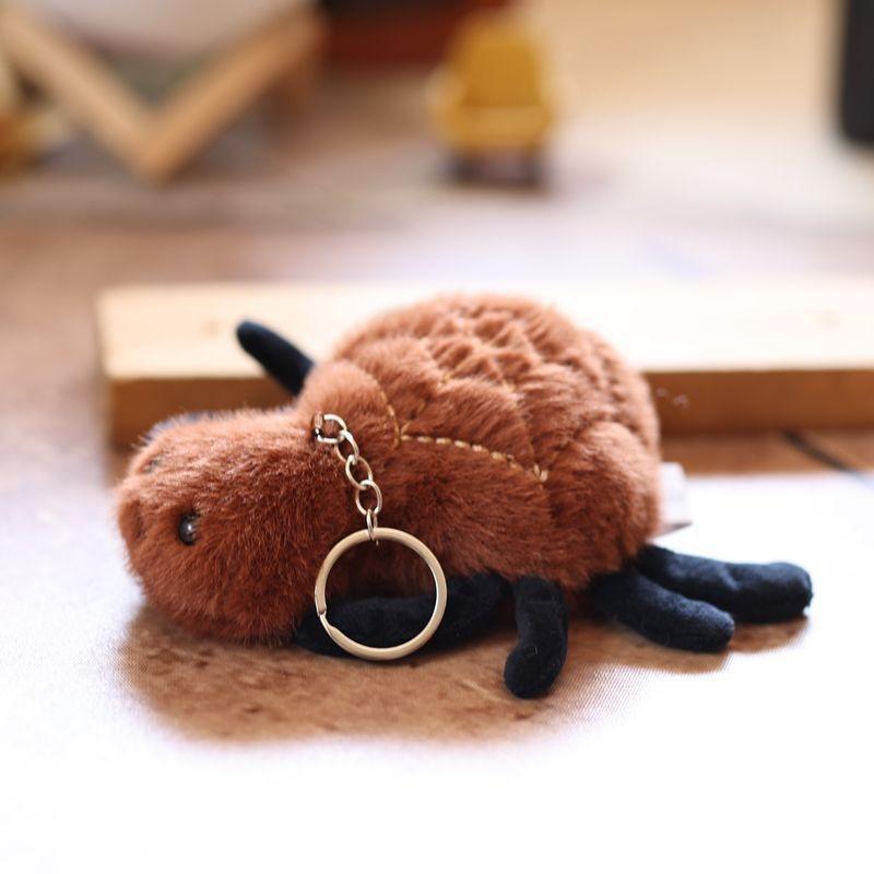 Cute Insect Plush Keychain With Soft Material For Backpack Decor And Gift