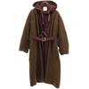 CLANE Layered Boa Coat 1 Brown Women Used