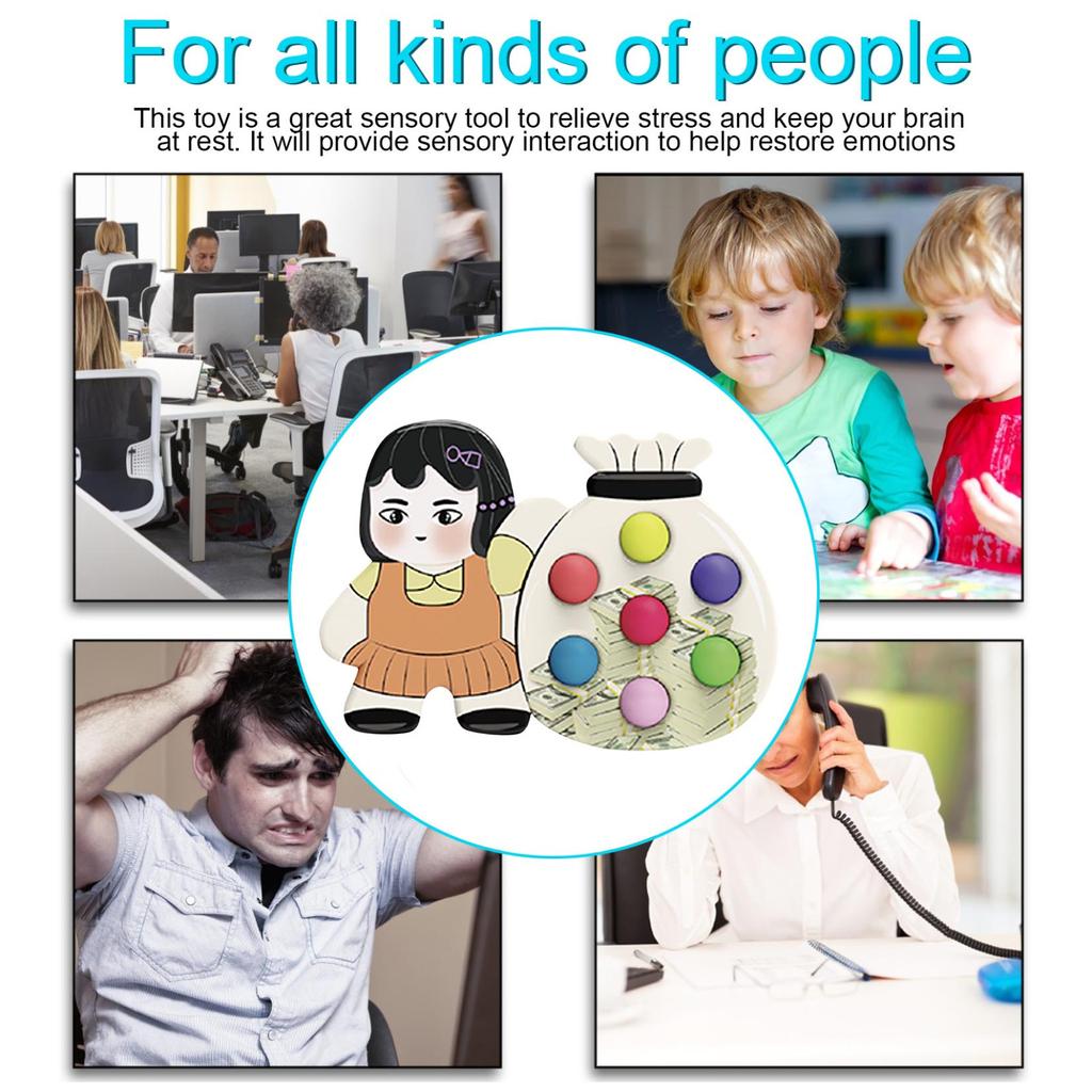 Push Toy,Bubble Sensory Toys For Anxiety And Stress Relief Toy, Toys