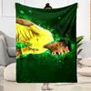 Brazilian Football Star Blanket Durable Comfort Suitable for Couch Office Chair Sofa for All Occasions Modern Best Holiday Gift for Friends Family