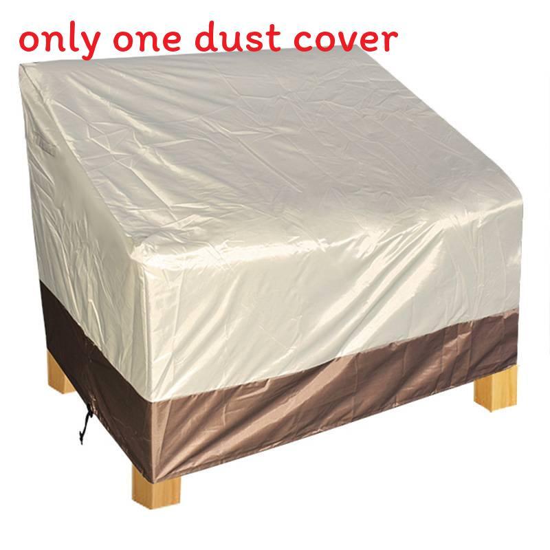 

Outdoor Waterproof Sofa Cover Set With Uv Resistant Fabric For Garden Furniture Protection Beige Coffee