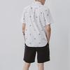 Vans Beach Allover Print Sports Casual Breathable Short Sleeve Shirt Men Shirts White VN0000MYYQJ