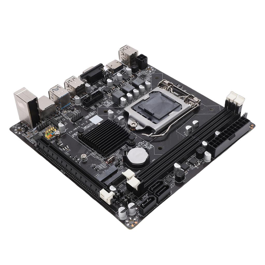 H81 Motherboard Support for   I3 I5 I7 Dual Channel DDR3   ITX Gaming Main Board with Serial ATA 6GbCelsiuss M.2 NVMe Slot PCI Express X16