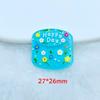 10 New Kawaii Cartoon Cake Series Acrylic Flat Diy Crafts Scrapbook Hair Bow Center Accessories Embellishment A89