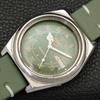 VINTAGE SEIKO 5 AUTOMATIC JAPAN 7009A MENS GREEN COLOR DIAL WATCH a701309-5 R206a-a701309