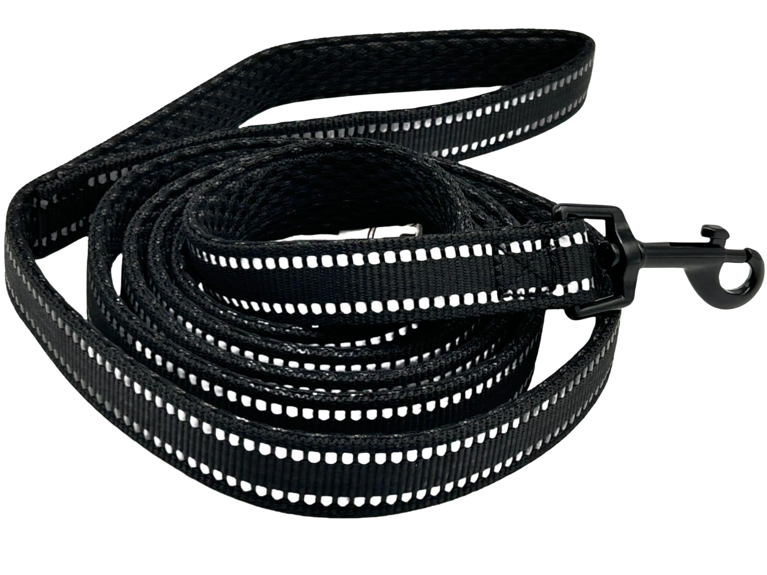 

SunStarsPets Dog Walking Suitable for Small to Large Long Training Pet Reflective 3M Adjustable Mesh Leash, Dogs, Leash, Accessory, Material, Nylon, чёрный
