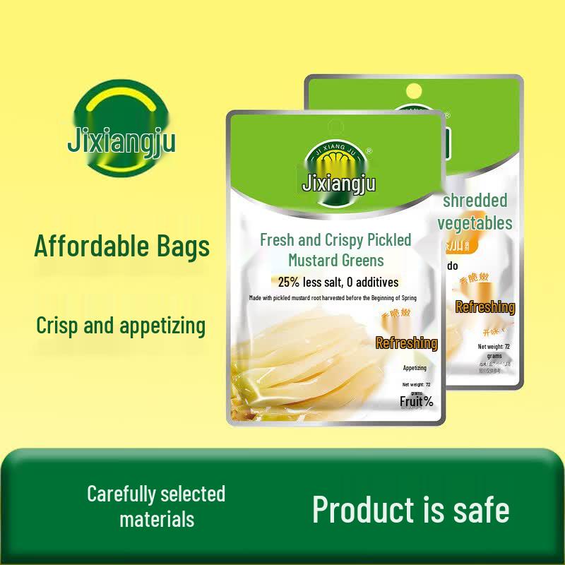 Jixiangju Ready-to-Eat Crispy Shredded Mustard Tuber